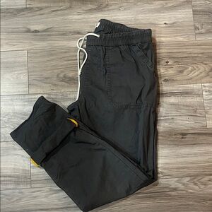 Pact Charcoal Gray Utility Canvas Pants